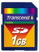 Transcend 1GB SD Card